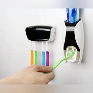 🦷 AUTOMATIC TOOHPASTE DISPENSER & HOLDER SET 🦷